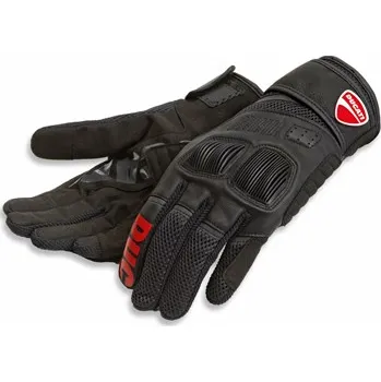 Moto rukavice Rukavice Ducati Summer C4 pánské černo-červené M