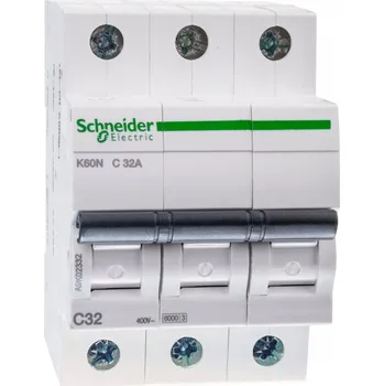 Jistič Jistič Schneider Electric IP20 3P C 32A 6kA AC K60N A9K02332