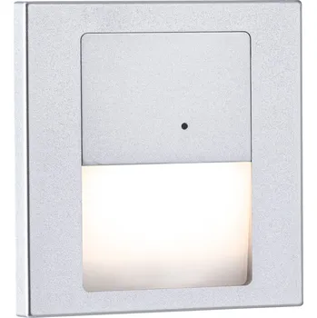 Bodové svítidlo PAULMANN LED vestavné svítidlo do zdi Tsaro hranaté 80x36mm 1W 230V 2700K senzor matný chrom