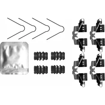 Přislušenství brzdového systému Sada příslušenství, obložení kotoučové brzdy TEXTAR 82555500