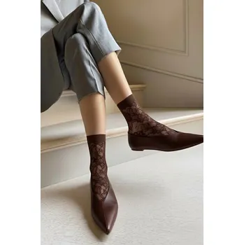 Pánské ponožky Veneziana ponožky Rosa Stile Ażur BIANCO Univerzální