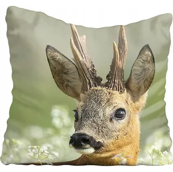 Polštář Dekorační povlak na polštář s jelenem 50x50 cm
