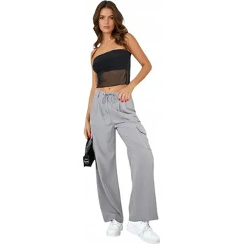 Dámské kalhoty Royalfashion dámské zvonové kalhoty dlouhé, univerzální velikost