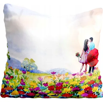 Povlak na polštářek Povlak na polštář akvarel 65x65 cm