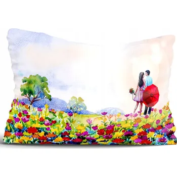 Povlak na polštářek Povlak na polštář akvarel 50x90 cm