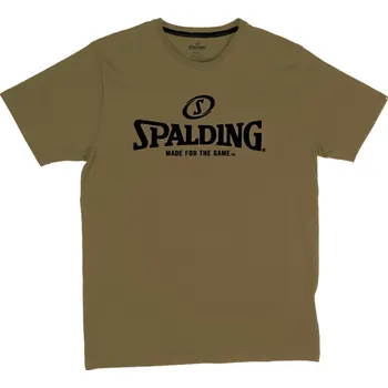 Pánské tričko Triko Spalding Essential Logo Tee 40221626-khaki Velikost 128