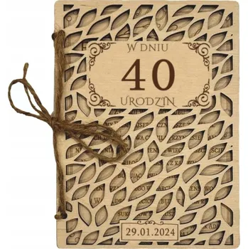Obraz Přání k narozeninám k 30. 40. 50. 60. narozeninám DŘEVĚNÉ DÁREK PERSONALIZACE