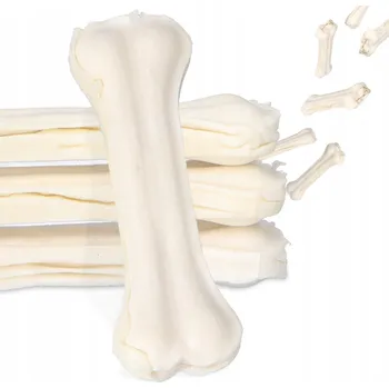 Pamlsek pro psa Kost pro PSA Lisovaná PŘÍRODNÍ 12 cm KOUSÁTKO POCHOUTKY PAMLSEK HOVĚZÍ ŽVÝKÁNÍ