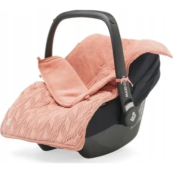 Fusak Jollein teplý fusak do kočárku a autosedačky SPRING KNIT Rosewood