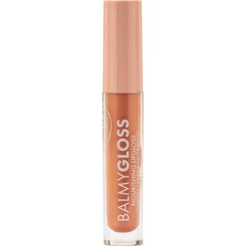 Lesk na rty Přírodní lesk na rty Balmy Gloss 03 shimmering soft peach (třpytivá jemná broskev)