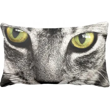 Polštář Povlak na polštář Kočka 40x70 cm