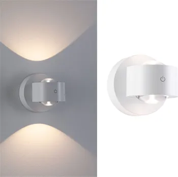 Nástěnné svítidlo PAULMANN LED nabíjecí nástěnné svítidlo Zorik IP44 stmívatelné 2700K 100mm 2x1,1W bílá