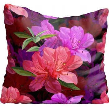 Povlak na polštářek Dekorační povlak na polštář Květiny akvarel 55x55 cm