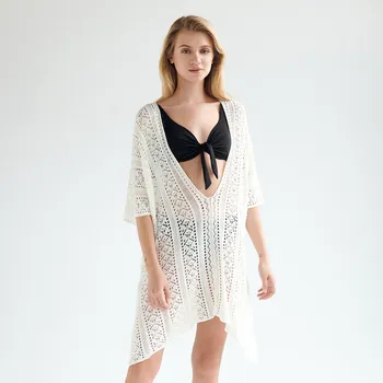 Dámský kabát Reserved - Ažurový přehoz - krémová - 7198S-01X - 7198S-01X-S_M