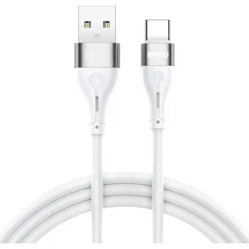 Datový kabel BWOO X280C USB kabel - USB-C / 1m / 3A / bílý