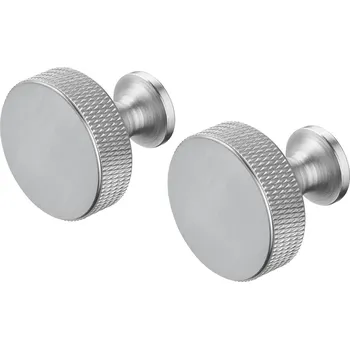 Věšák Blomus, Háčky nástěnné Rof, kulaté, stříbrné, 2 ks - Formadore