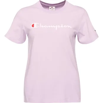 Dámské tričko dámské tričko CHAMPION - PINK - L (Champion Crewneck T-Shirt)