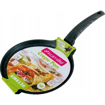 Pánev Pánev na palačinky Kamille 24 cm s mramorovým povrchem