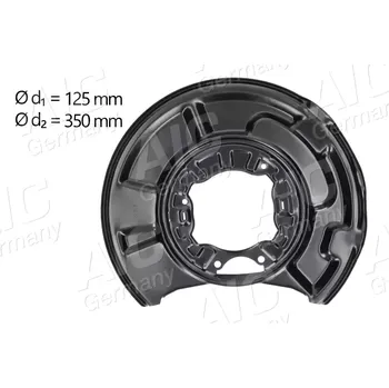 Autodíl AIC Ochranný plech proti nečistotám brzdového kotouče Původní kvalita AIC AIC 55099