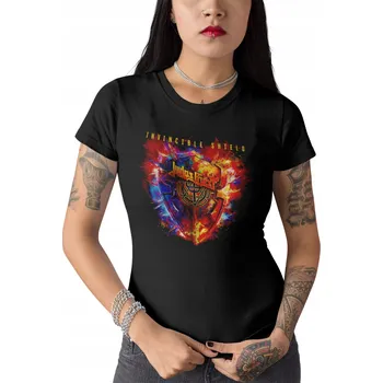 Dámské tričko Tričko JUDAS PRIEST Invincible Shield 2024 Metal dárek Dámské Tričko L