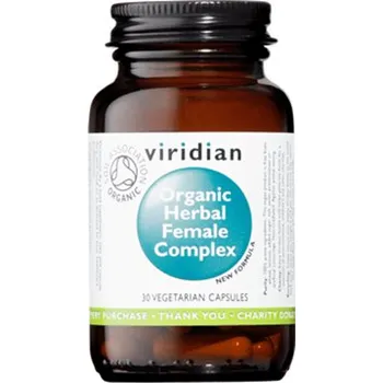 Zdraví VIRIDIAN nutrition Organic Herbal Female Complex 30 kapslí