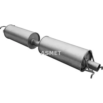 Tlumič výfuku Střední tlumič výfuku ASMET 07.223