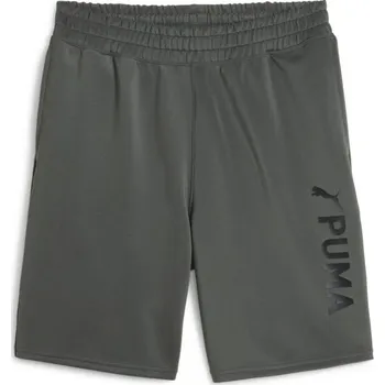 Pánské kraťasy Pánské sportovní kraťasy Puma FIT 8" DOUBLE KNIT GRAPHIC SHORT L Tmavě šedá, Černá