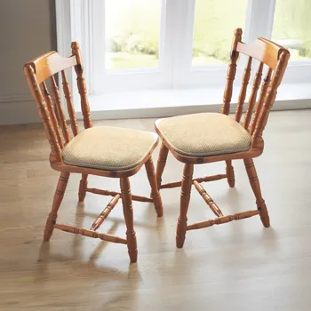 Polštář 3Pagen 2 polštáře na židli, béžová béžová 40 x 40 x 4 cm.