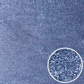 Koberec AKCE: 170x120 cm Kusový koberec Velur Ultra tm. modrý - obšitý ze všech stran, šíře, modrá, filc, kancelář, AladinWorld Expres - 1 rok na vrácení + DOPRAVA ZDARMA k Vám i zpět