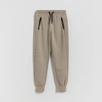 Reserved - Bavlněné jogger kalhoty - béžová - 403HK-08X - 403HK-08X-146