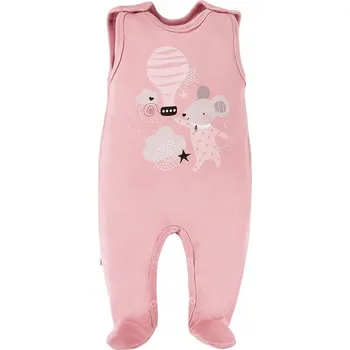 Dívčí dupačky Eevi růžový 50