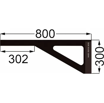 Úhloměr Úhelník 80 8871B-80