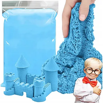 kinetický písek MAGICKÝ KINETICKÝ PÍSEK PÍSKOLINA HRAČKA MIX 1KG KREATIVNÍ ZÁBAVA