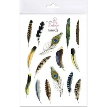 Odstranitelné tetování Smyvatelné tetování Pírka Mama Maluje