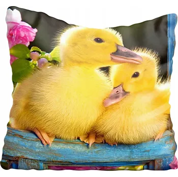 Polštář Dekorační povlak na polštář s kachničkami 50x50 cm