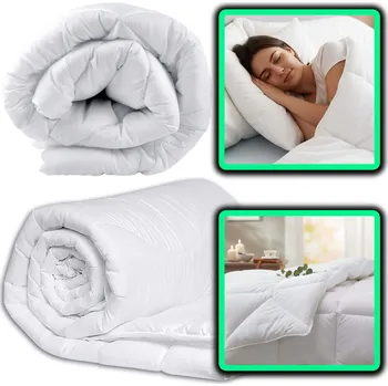 přikrývka CELOROČNÍ HOTELOVÁ PŘIKRÝVKA 200X200 ANTI-ALERGICKÁ PROŠÍVANÁ POLSKÝ VÝROBEK