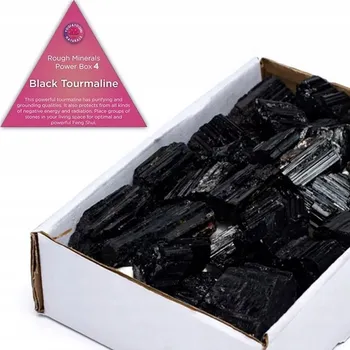 Drahý kámen Surové drahé kameny – černý turmalín