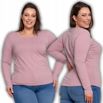 Moraj halenka s dlouhým rukávem střih přiléhavý velikost 3XL