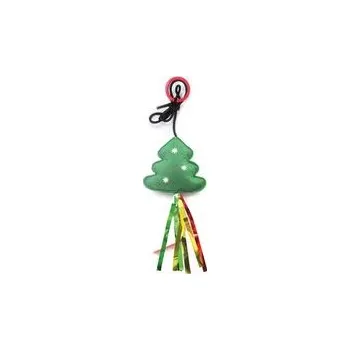 Hračka pro kočku Record hračka pro kočku vánoční mávátko na prst 20 x 8 x 2+56 cm stromeček