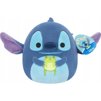 plyšák Squishmallows Měkká plyšová hračka 20 cm - Stitch se žábou - SQDI01082