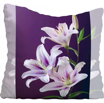 Polštář Povlak na polštář s květinami 75x75 cm