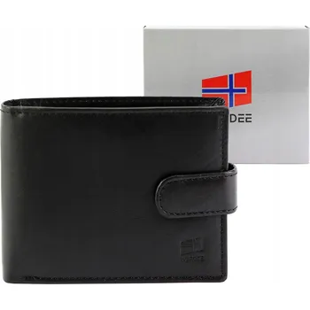 Peněženka Peněženka NORDEE , přírodní kůže, černá - muž