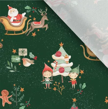 Úplet Takoy Santa na tmavě zelené