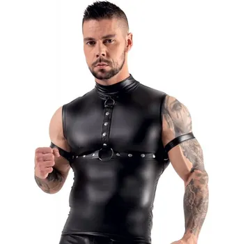 Pánské erotické prádlo Lesklé tílko, S