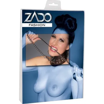 Vodítko s řetězem a koženou rukojetí, unisize