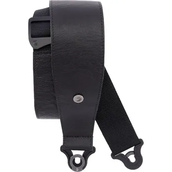D'Addario Comfort Leather Auto Lock Guitar Strap Black + prodloužená záruka 3 roky