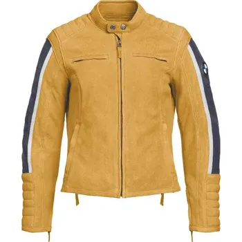 Moto bunda Bunda BMW Schwabing kožená dámská žluto/modrá 2XL