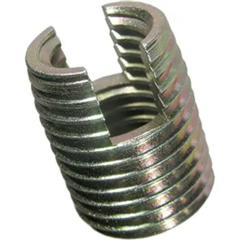 Závitová tyč Vložka závitová M4x8 samořezná (ENSAT 302/BN 902) ŽZ vložka závitová samořezná, žlutý zinek