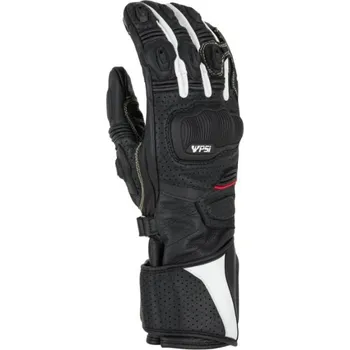 Moto rukavice Rukavice PSí MUGELLO pánské černá/bílá XL