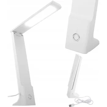 Lampička Stolní lampička Verk Group Bílá/růžová stolní lampa, výkon až 3 W